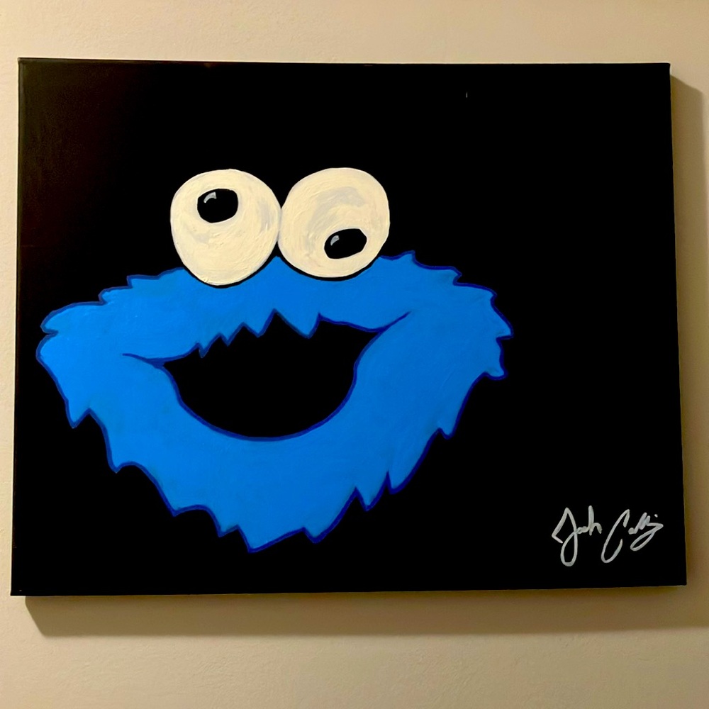 ORIGINAL Abstract Acrylic Painting Signed by Artist. 16x20in “CM #33”